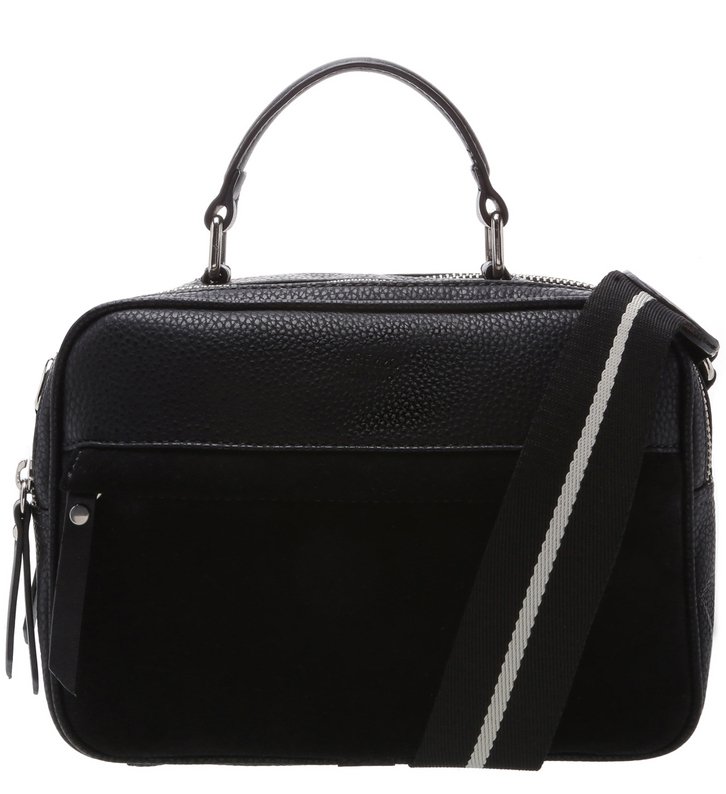 Bolsa Camurcina Tiracolo Média Prione Preta