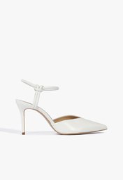 Scarpin White Schutz Knots