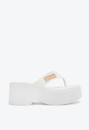 Sandália De Dedo Plataforma Branco Anacapri