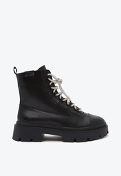 Bota Preta Schutz Cadarço Brilho