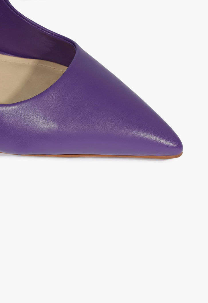 Scarpin Classic Pointy Nobuck Roxo
