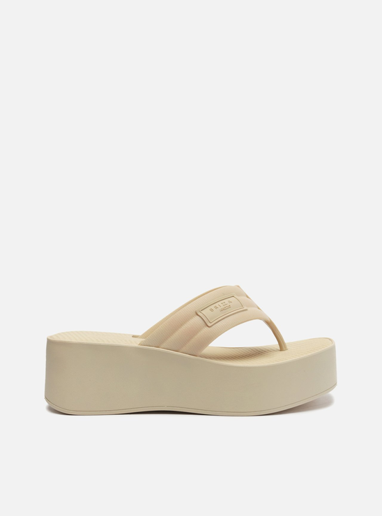 Sandália Flatform Off-white Brizza Tiras