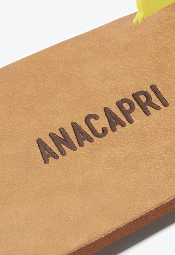 Rasteira Tiras Cruzadas Trançada Verde