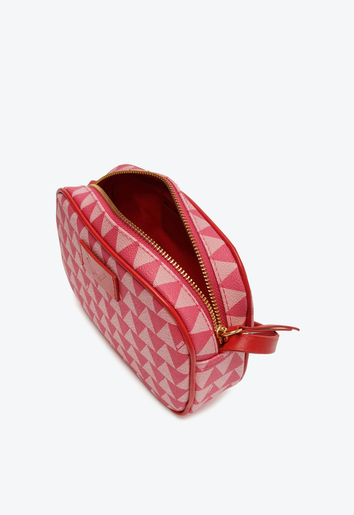 Bolsa Tiracolo Rosa E Vermelha Schutz Triangle