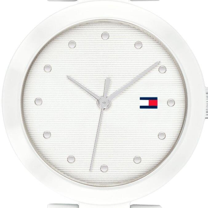 Relógio tommy hilfiger feminino cerâmica branca clearance