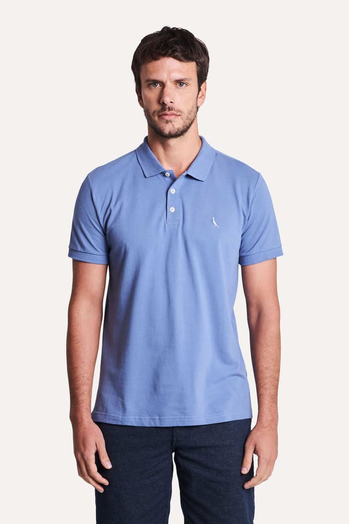 POLO AZUL RESERVA PIQUET CLASSICA