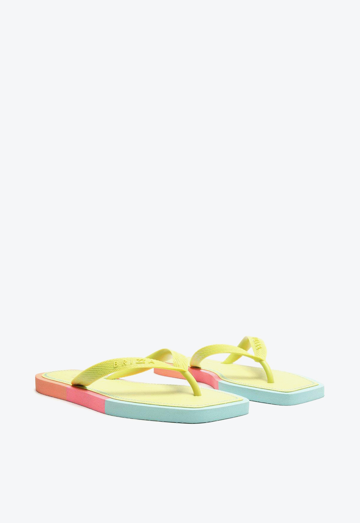 Chinelo De Dedo Amarelo Brizza Square Color