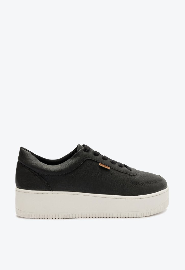 Tênis Flatform Preto Anacapri Amarração