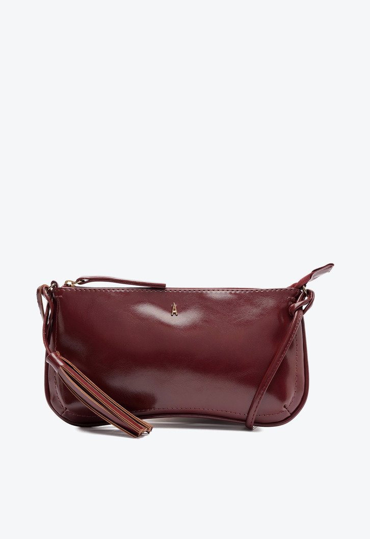 Bolsa Tiracolo Média Verniz Vermelha