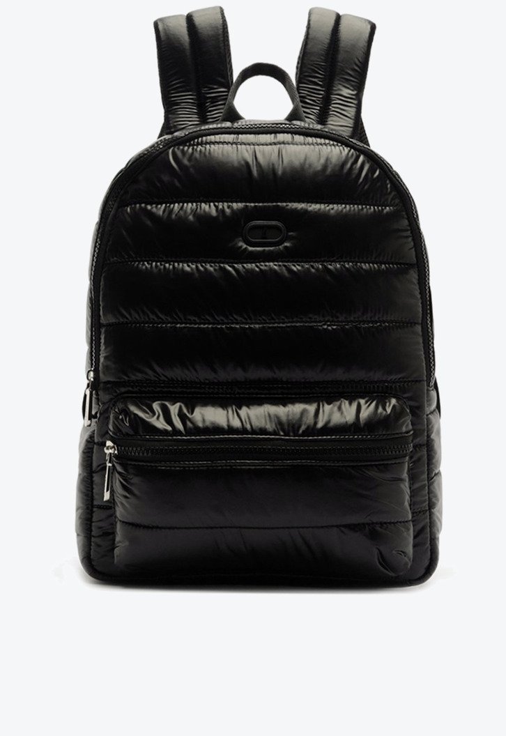 Mochila Grande Puffer Preta