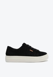 Tênis De Amarrar Preto Anacapri Sola Alta