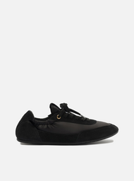 Tênis Preto Acamurçado Amarração | ZZ MALL