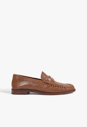Mocassim Tyche Camurça Estampa Marrom | ZZ MALL