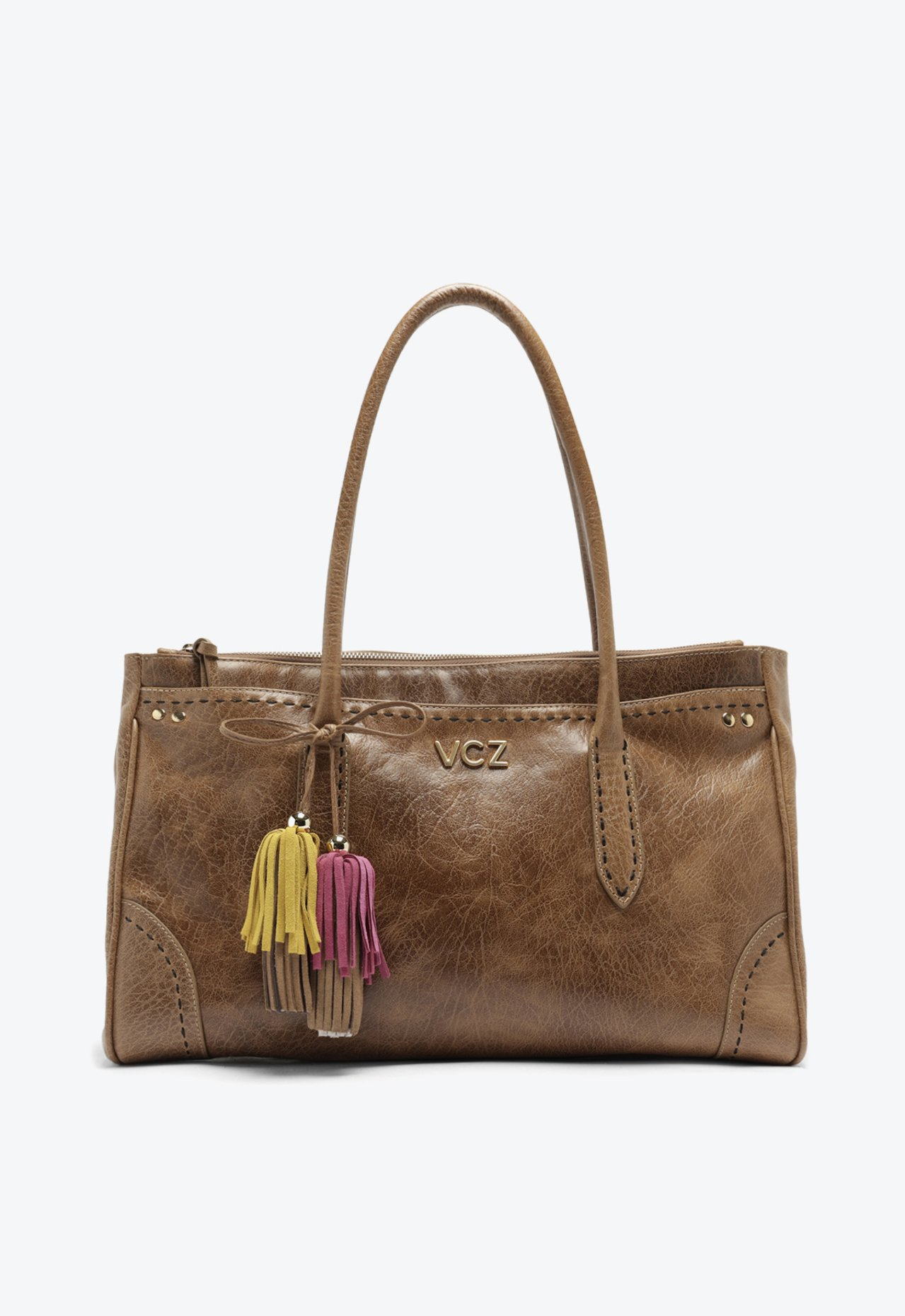 Bolsa Tote Julie Grande Caramelo | ZZ MALL