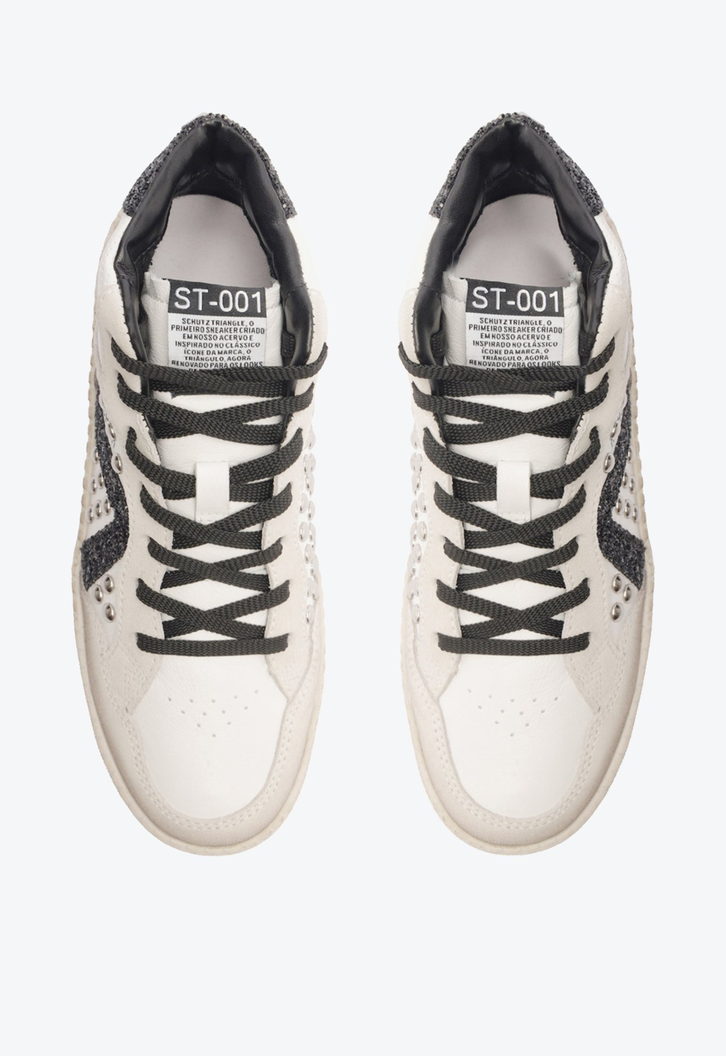 Tênis Schutz St Mid Branco e Preto | ZZ MALL