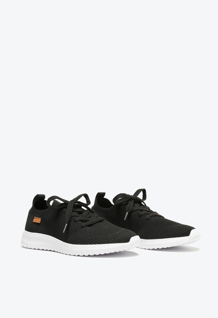 Tênis Preto Anacapri Knit Sporty