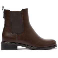 Bota Cano Curto Chelsea Marrom