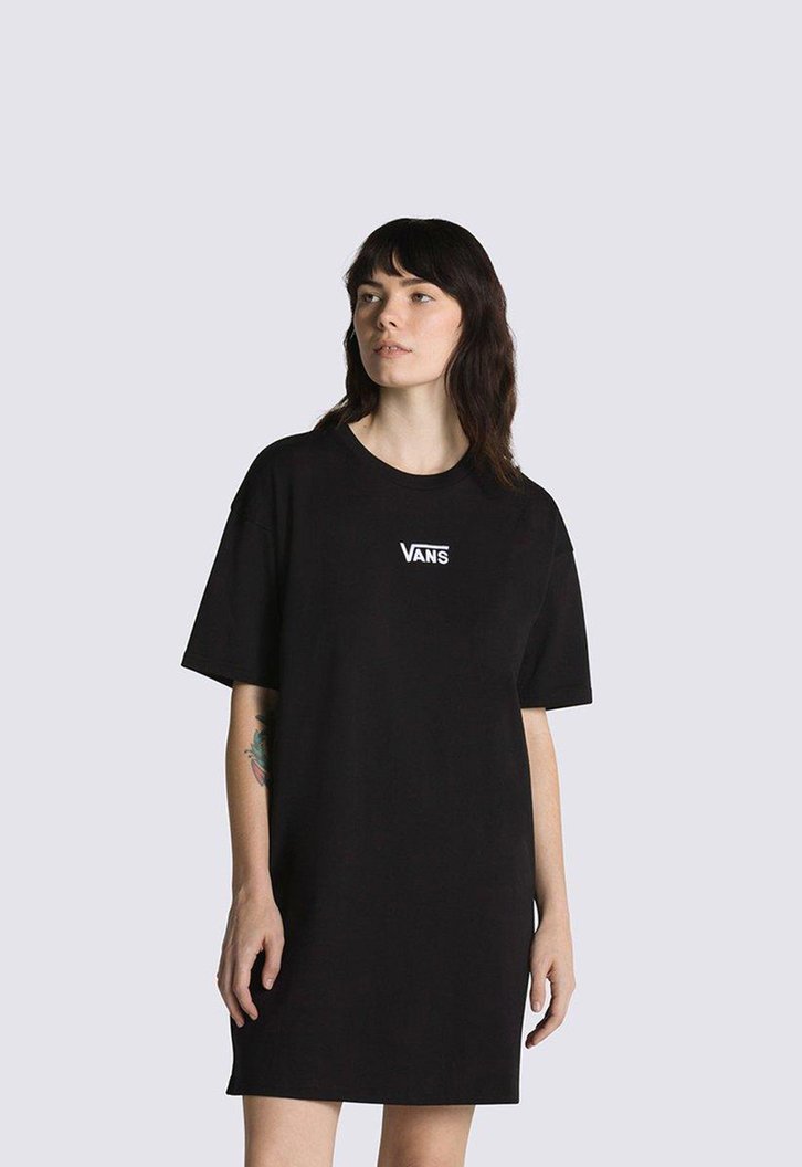VESTIDO CENTER VEE TEE BLACK