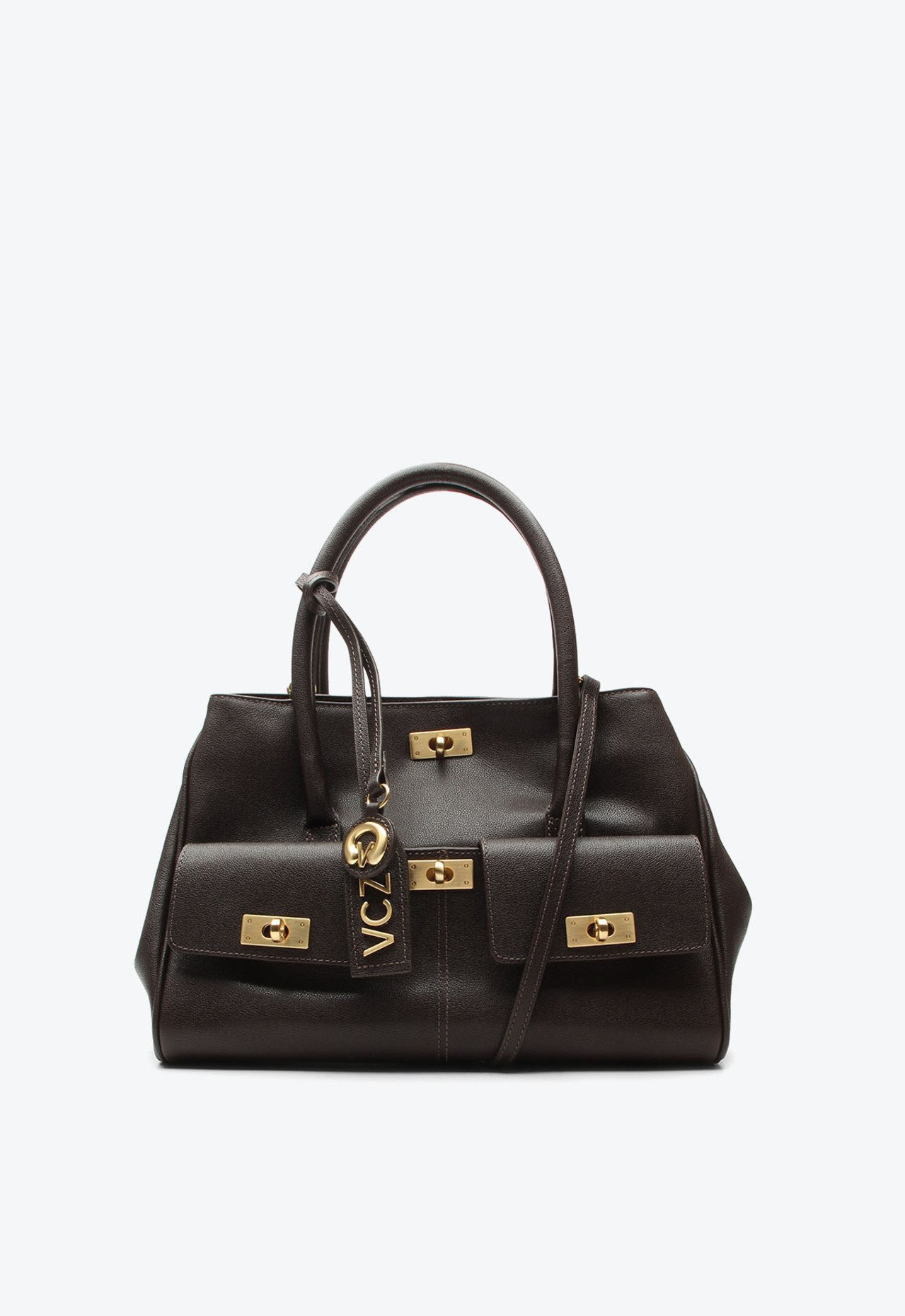 Bolsa Tote Bethany Média Marrom | ZZ MALL