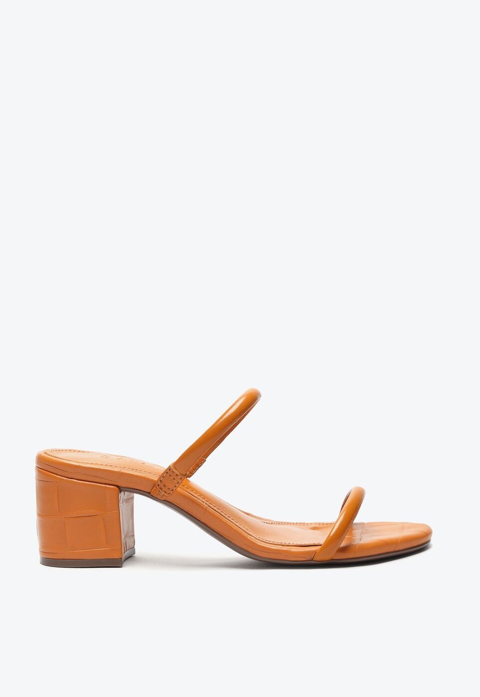 Sandália Mule Arc Minimal Laranja Sandália Mule Arc Minimal Laranja