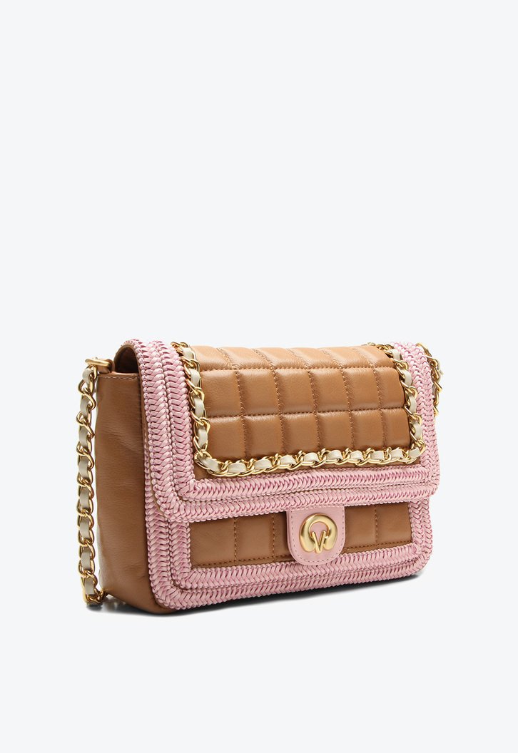 Bolsa Tiracolo Phoebe Média Rosa