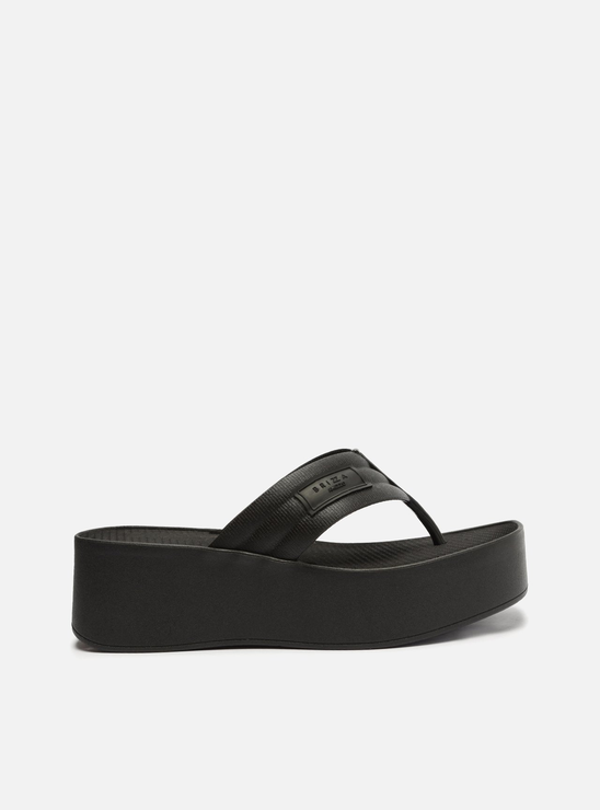 Sandália Flatform Preta Brizza Lulu