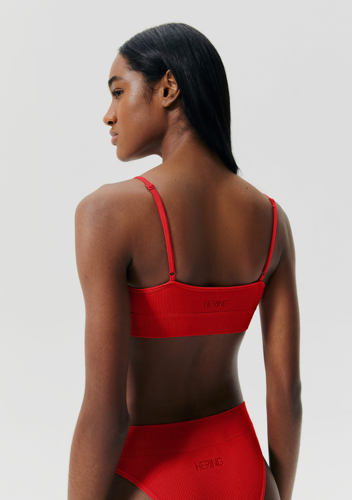 Top Básico Vermelho Hering Sem Costura