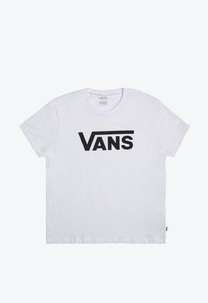 Camiseta Vans Infantil Flying V Crew White