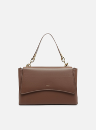 Bolsa Tiracolo Marrom Média