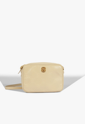 Bolsa Tiracolo Pequena Tess Couro Branca