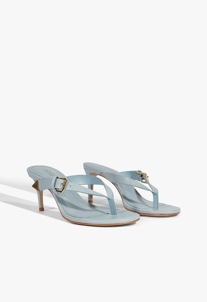 Mule Verniz Classic Azul