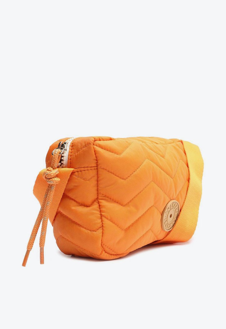 Bolsa Tiracolo Laranja Matelassê Nylon