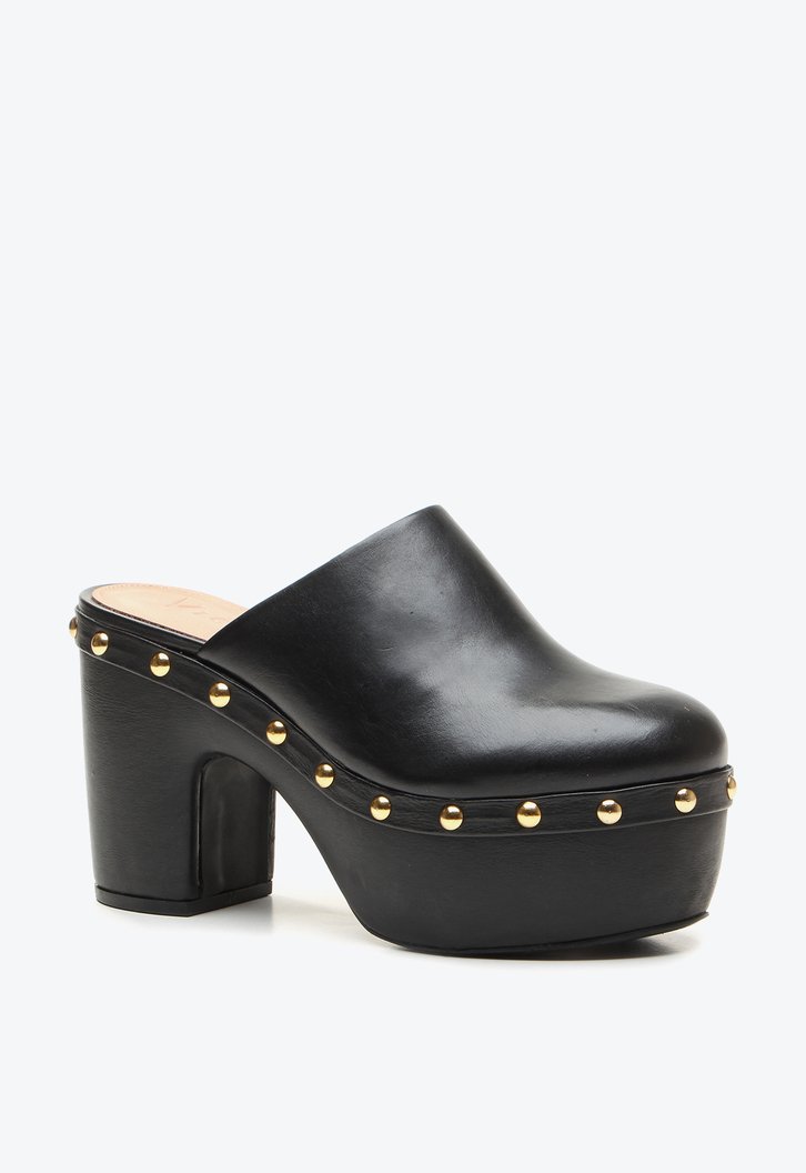 Mule Preta Vicenza Clog
