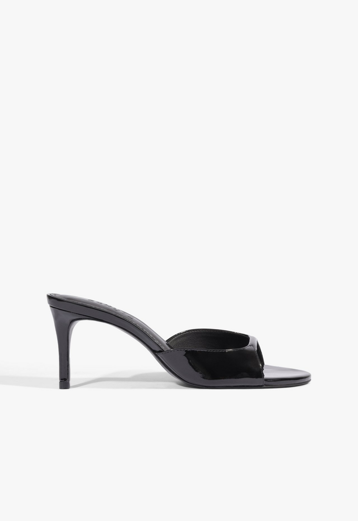 Tamanco Schutz Mule Arlette Couro Preto