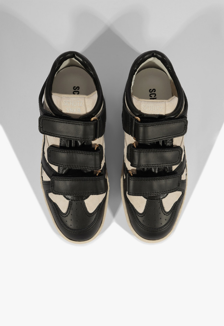 Tênis Sneaker 95 Couro Preto