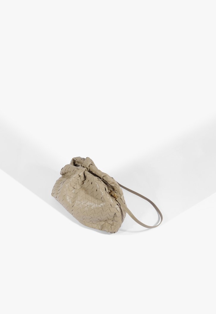 Bolsa Tiracolo Rebecca Grande Couro Branca