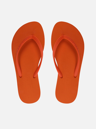 Chinelo de Dedo Laranja Básico Brizza