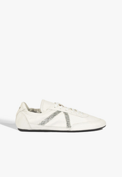 Tênis Retro 95 Couro Brilho Branco