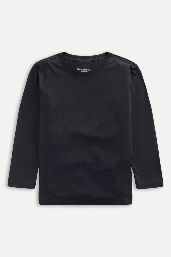 CAMISETA PRETA RESERVA MINI PIMA CORES