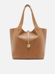 Bolsa Hobo Marrom Arezzo Couro Grande Pingente