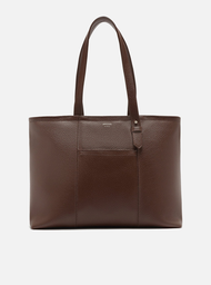 Bolsa Shopping Marrom Arezzo Grande Bolso Frontal