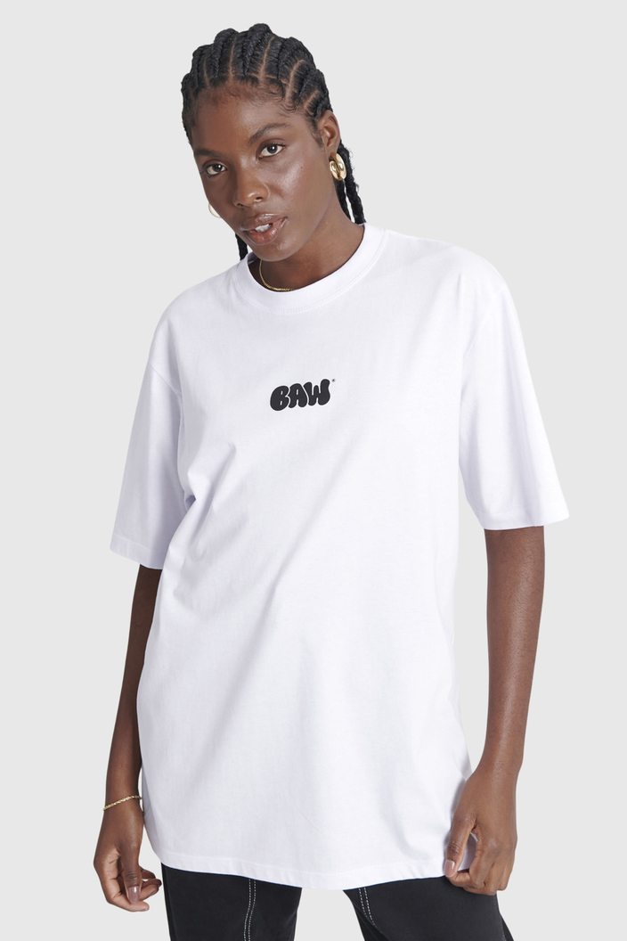 Camiseta Branca Baw Regular X-picles