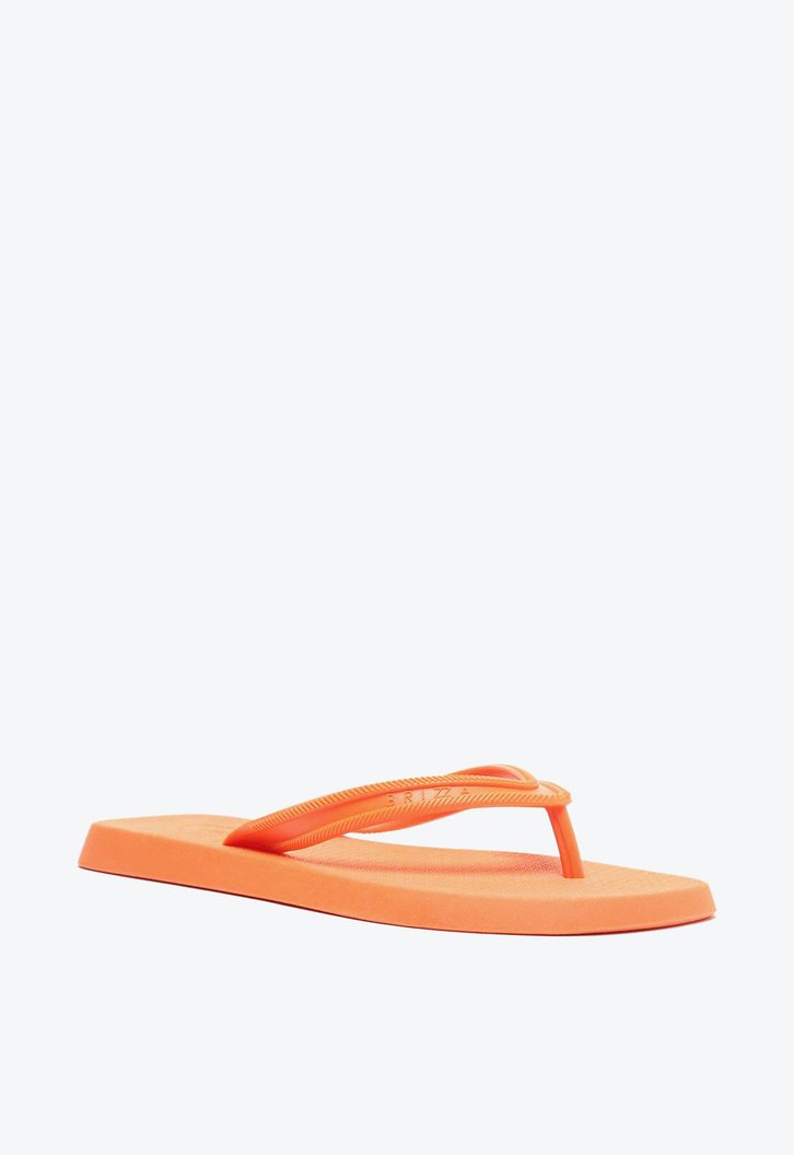 Chinelo De Dedo Laranja Brizza Bold