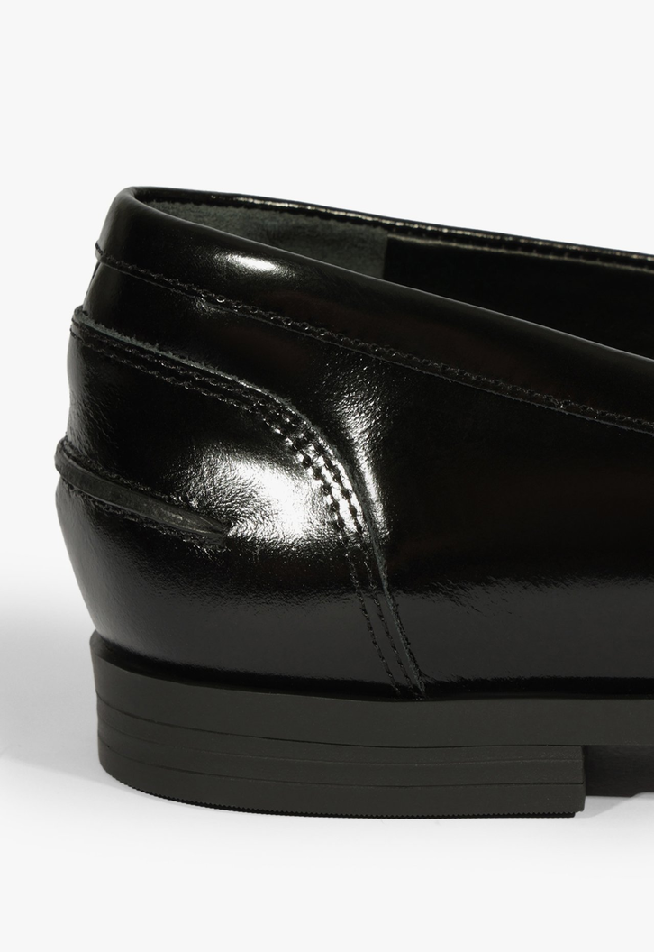 Loafer Fresh Boho Couro Preto