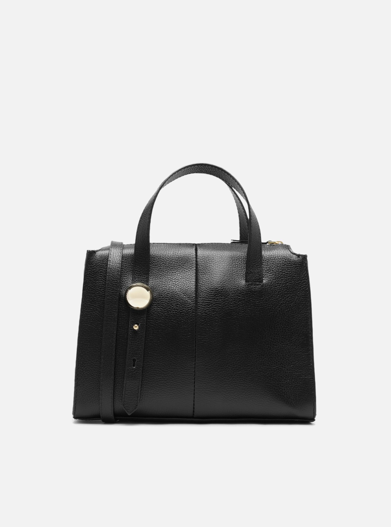 Bolsa Tote Preta Média | ZZ MALL