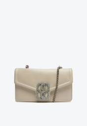 Bolsa Branca Schutz Shoulder Yasmin Couro