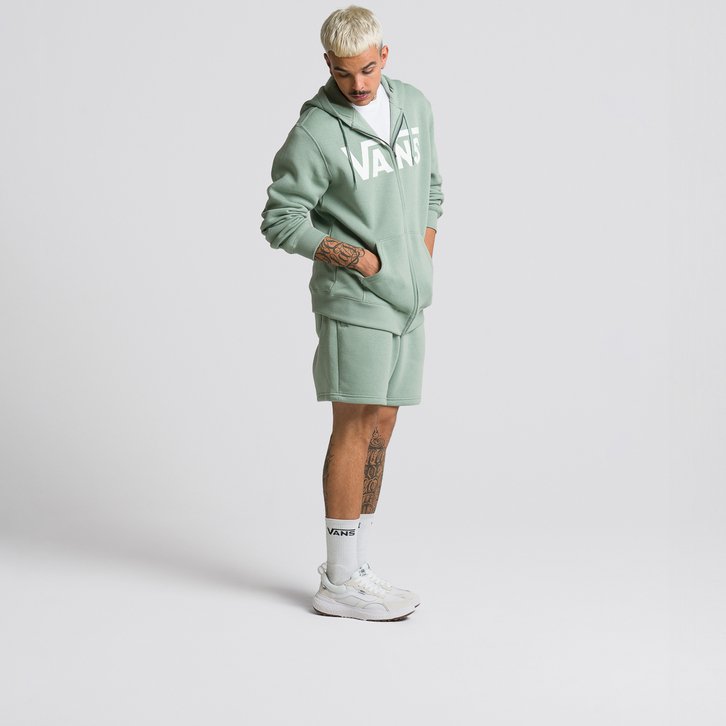 Moletom Vans Classic Zip Hoodie Ii Iceberg Green | ZZ MALL