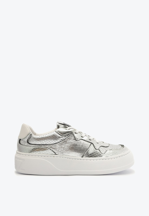 Tenis plataforma prata store