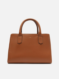 Bolsa Tote Marrom Arezzo Couro Grande Básica