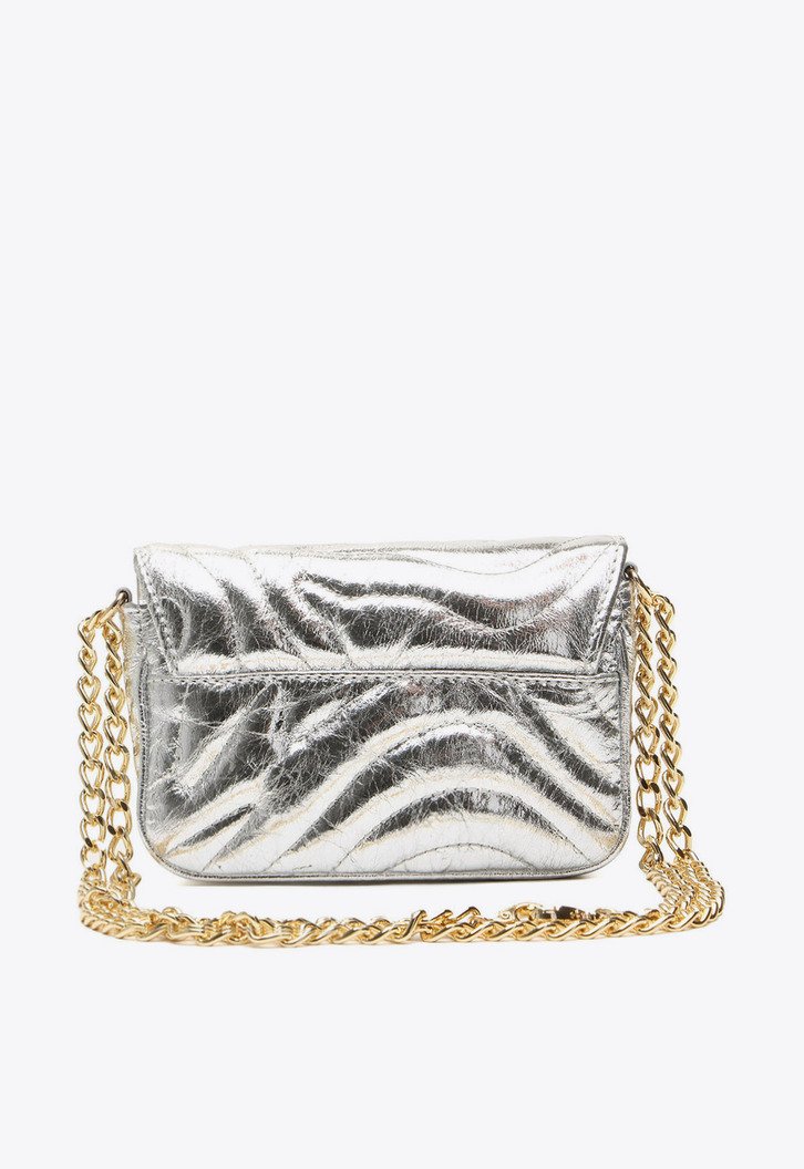 Bolsa Tiracolo Prata Vicenza Lily Pequena